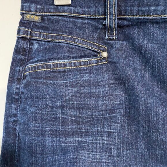 Citizens of Humanity Dark Wash Blue Denim Women's Pencil Skirt Size 27 - Picture 3 of 12